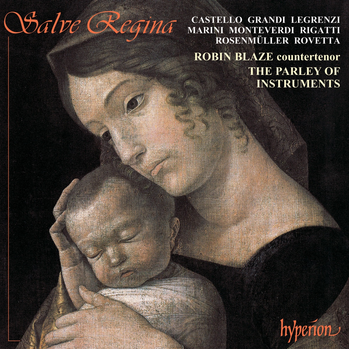 Salve Regina by Robin Blaze, The Parley of Instruments & Peter Holman album cover