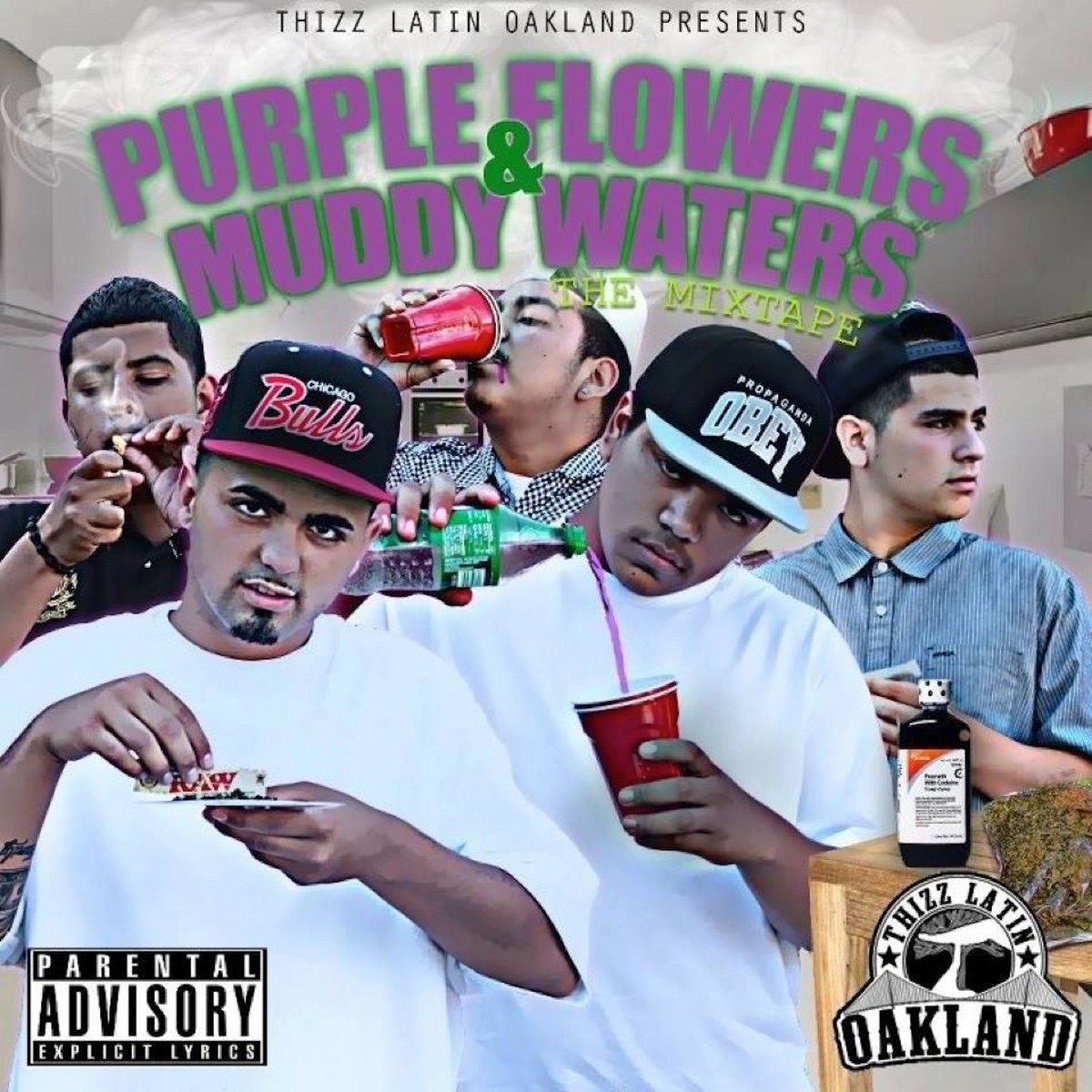 Purple Flowers & Muddy Waters by Baby Gas, Cheats & Grumpy album cover