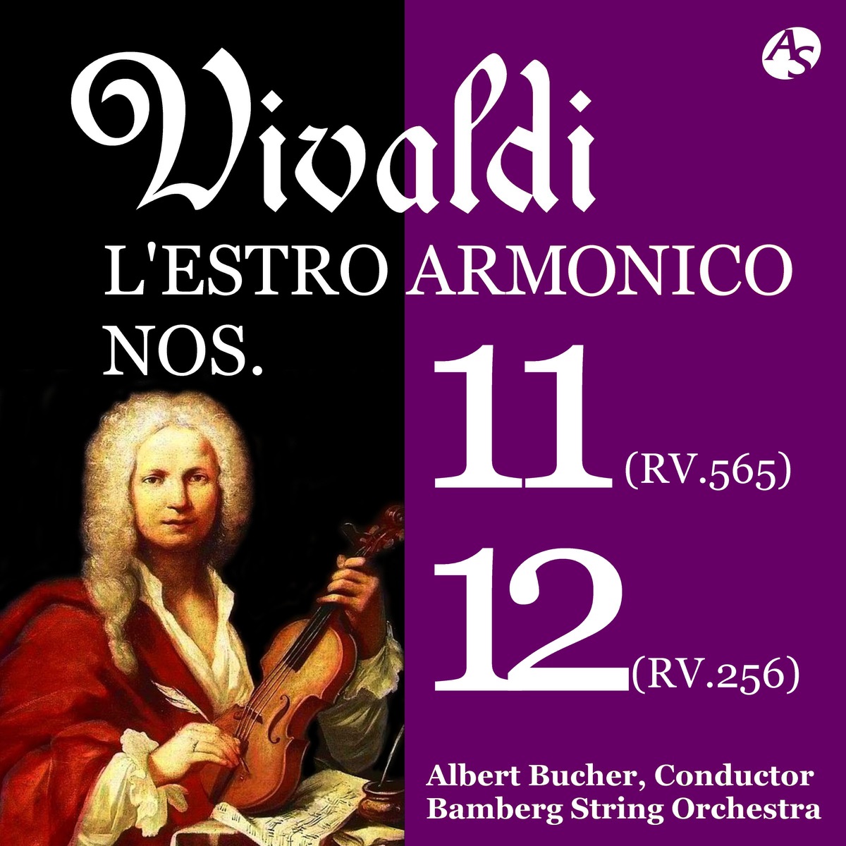 Vivaldi: L'estro armonico Nos. 11 & 12 - EP by Bamberg String Orchestra & Albert Bucher album cover