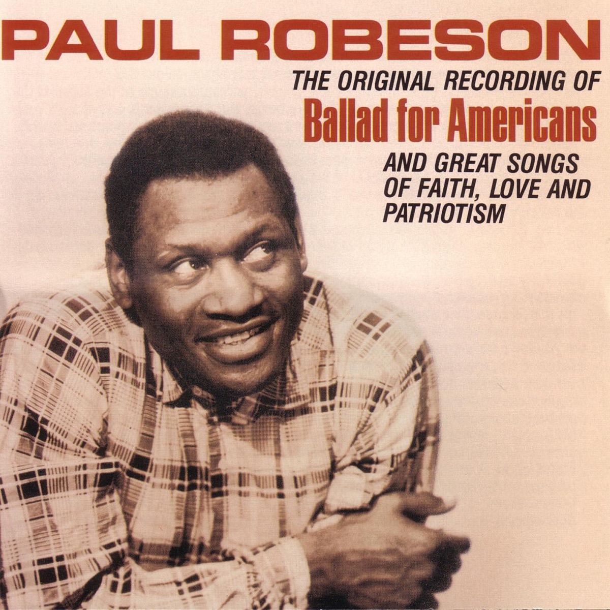 Ballad For Americans by Paul Robeson album cover