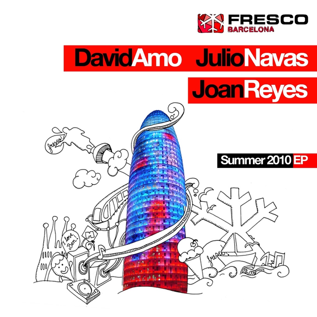 Summer 2010 EP by David Amo, Julio Navas & Joan Reyes album cover