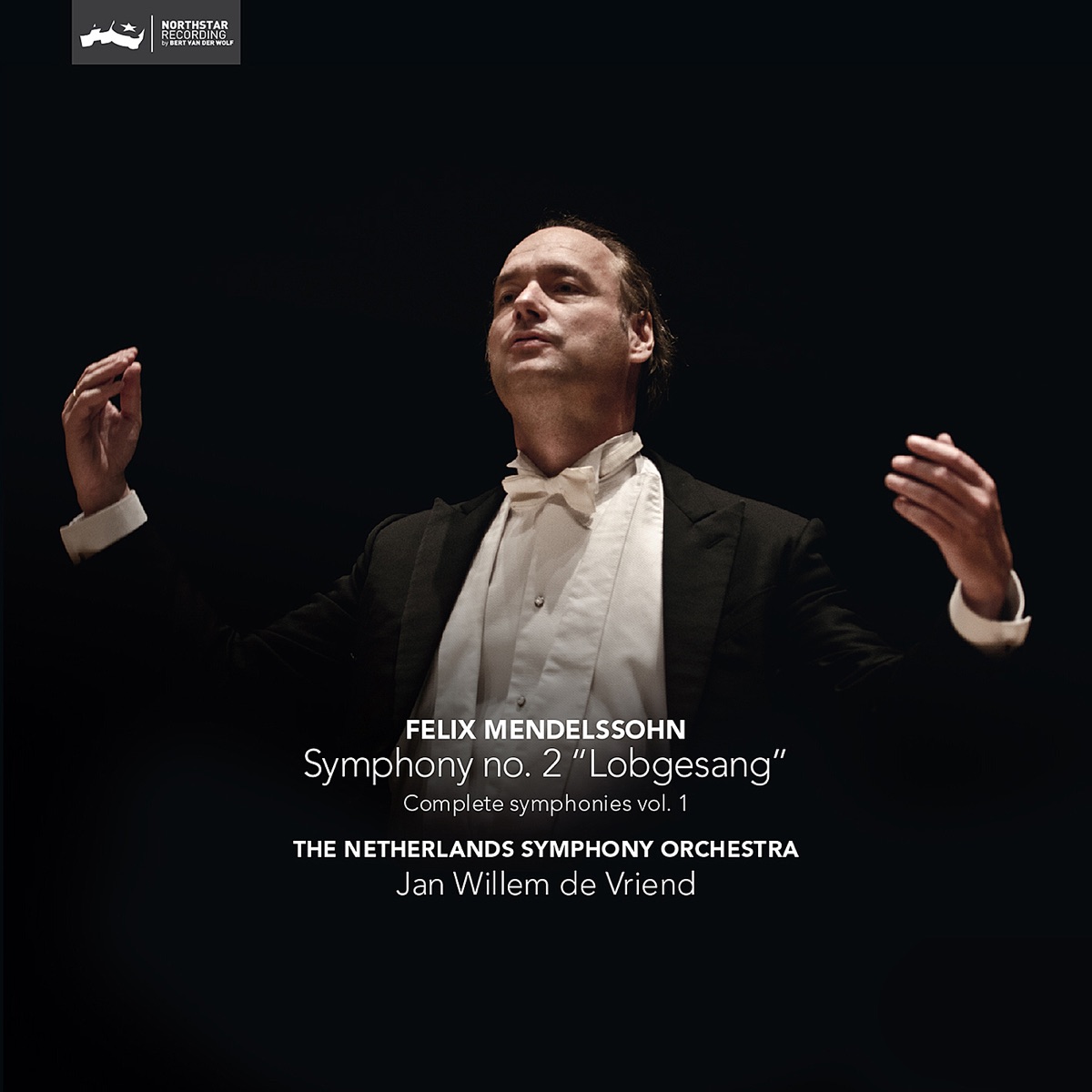 Mendelssohn: Symphony No. 2 "Lobgesang" by Jan Willem de Vriend & The Netherlands Symphony Orchestra album cover