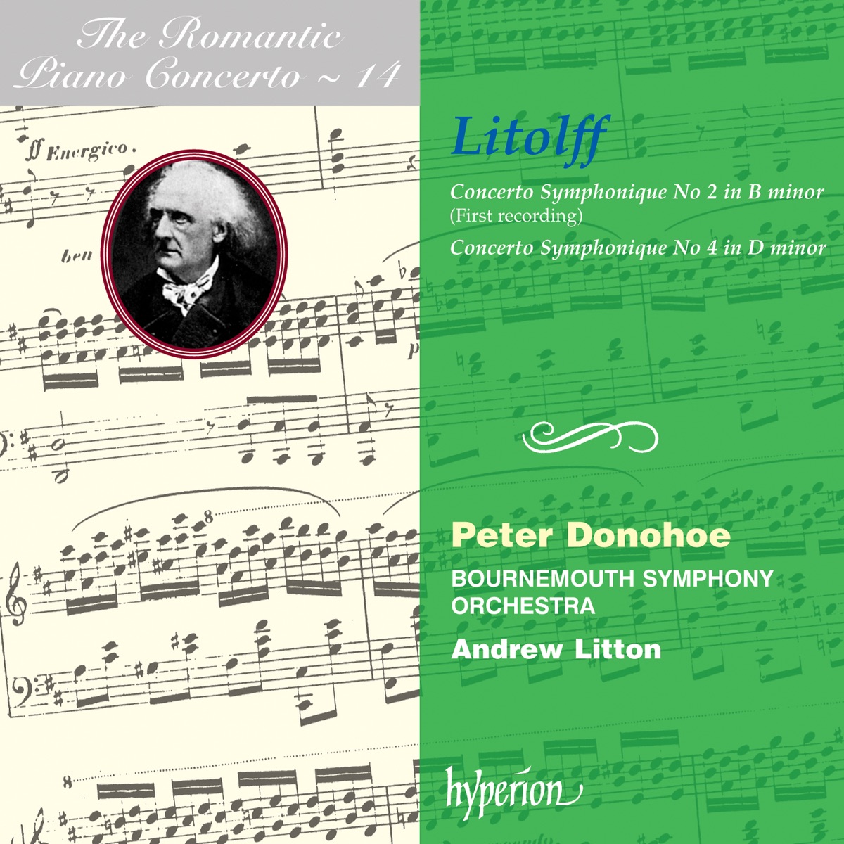 Litolff: Concertos Symphoniques Nos. 2 & 4 by Peter Donohoe, Bournemouth Symphony Orchestra & Andrew Litton album cover