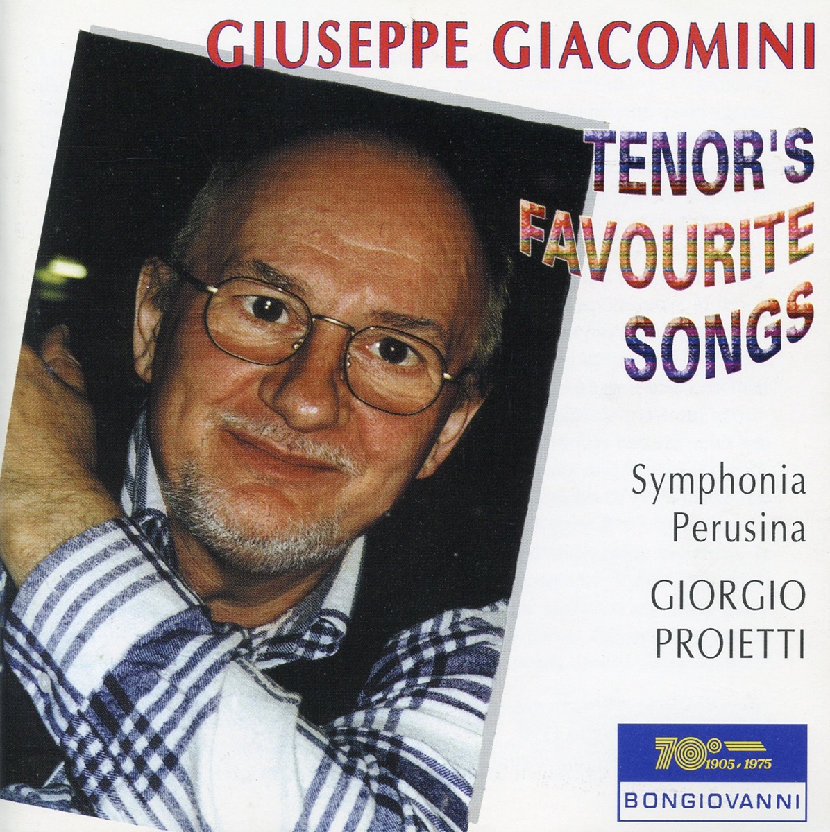 Tenor's Favourite Songs by Giuseppe Giacomini album cover