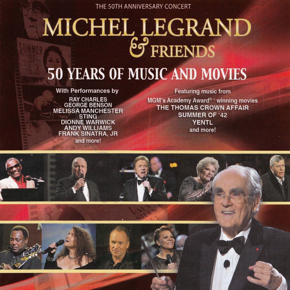 50 Years of Music and Movies by Michel Legrand album cover