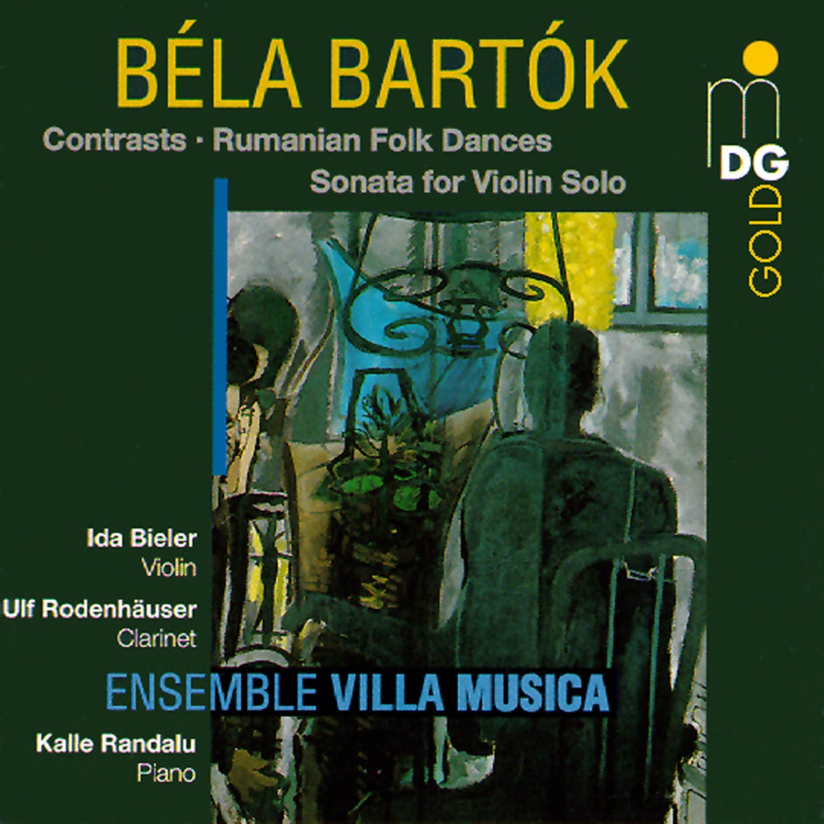 Bartók: Rumanian Folk Dances by Ensemble Villa Musica, Ida Bieler, Kalle Randalu & Ulf Rodenhäuser album cover