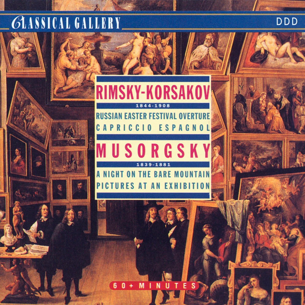 Rimsky-Korsakov: Russian Easter Festival, Capriccio Espagnol - Mussorgsky: Night on Bald Mountain, Pictures at an Exhibition by Slovenian Symphony Orchestra, Philharmonia Slavonica, Radio Symphony Orchestra Ljubljana, Sofia Symphony Orchestra, Alberto Lizzio, Anton Nanut, Ivan Marinov, Marko Munih & Philharmonica Slavonica album cover