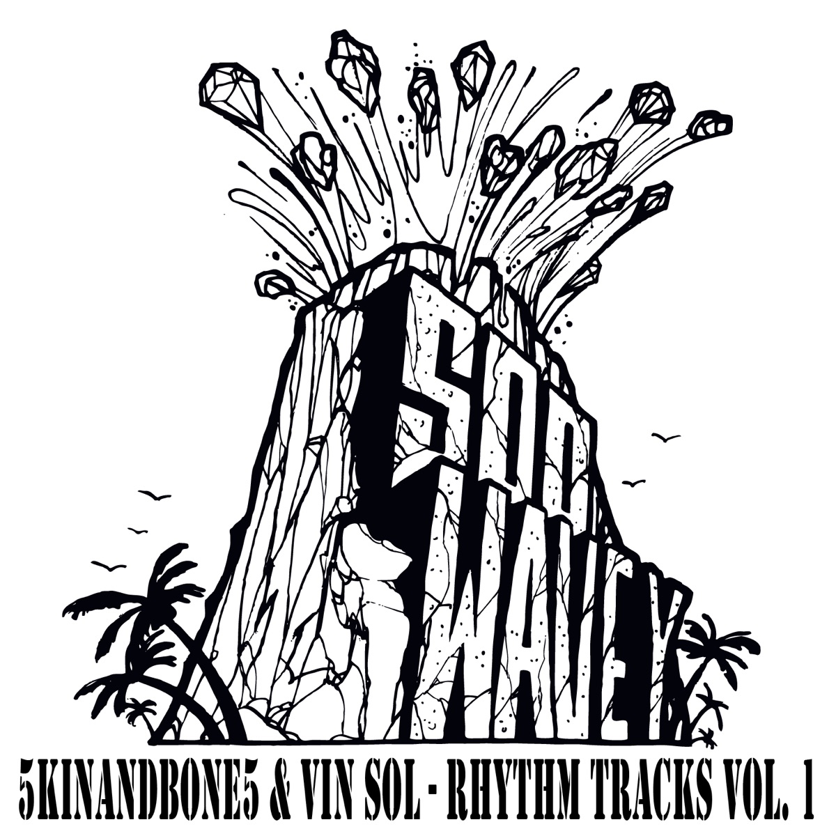 Rhythm Tracks, Vol. 1 by 5kinAndBone5 & Vin Sol album cover