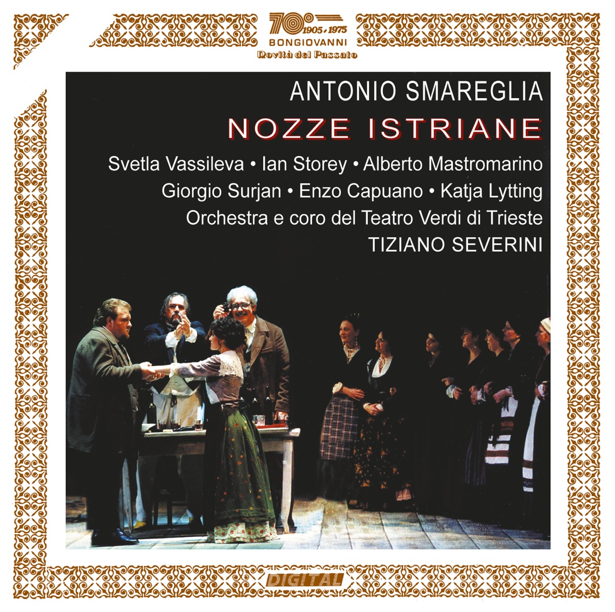 Smareglia: Nozze istriane by Tiziano Severini album cover