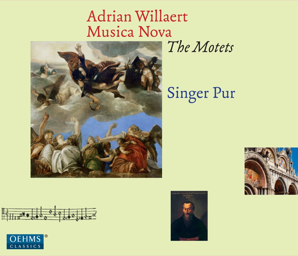 Willaert: Musica Nova - The Motets by Singer Pur album cover