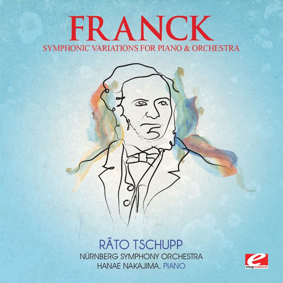 Franck: Symphonic Variations for Piano and Orchestra (Remastered) - EP by Nürnberg Symphony Orchestra, Räto Tschupp & Hanae Nakajima album cover