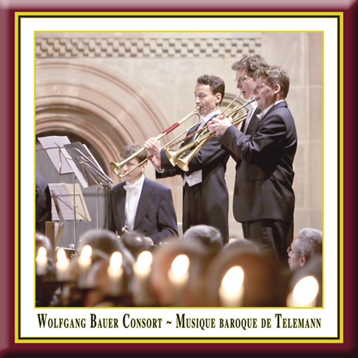 Musique Baroque de Telemann by Wolfgang Bauer Consort, Petra Müllejans & Wolfgang Bauer album cover