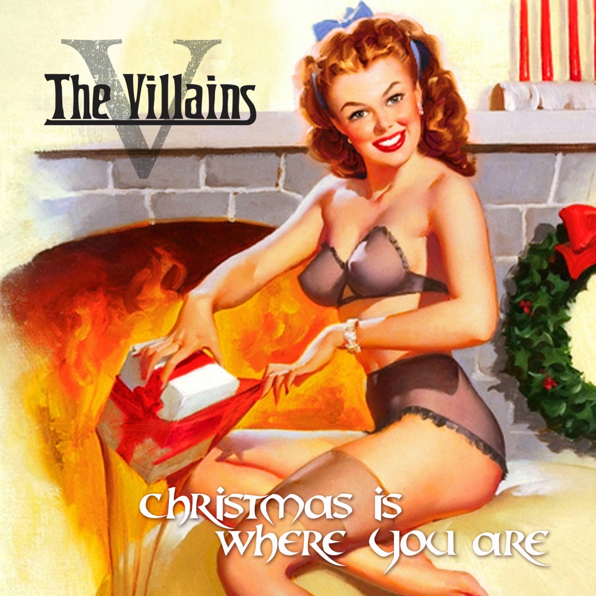 Christmas Is Where You Are (Single) by The Villains album cover