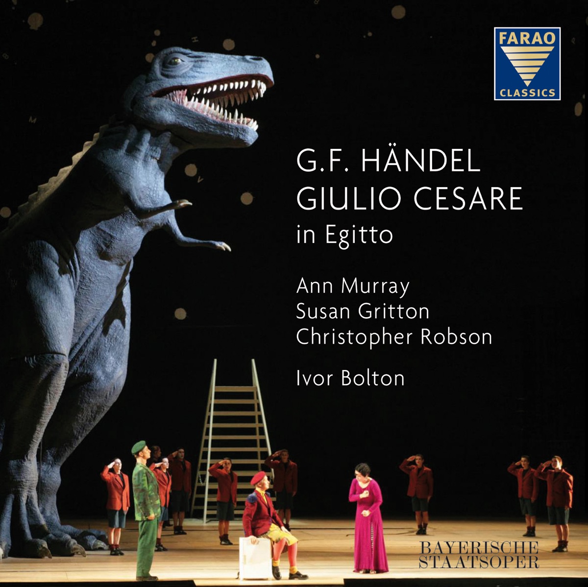 Handel: Giulio Cesare in Egitto by Ivor Bolton, Ann Murray, Susan Gritton, Christopher Robson, Patricia Bardon, Katarina Karnéus & Bavarian State Orchestra album cover