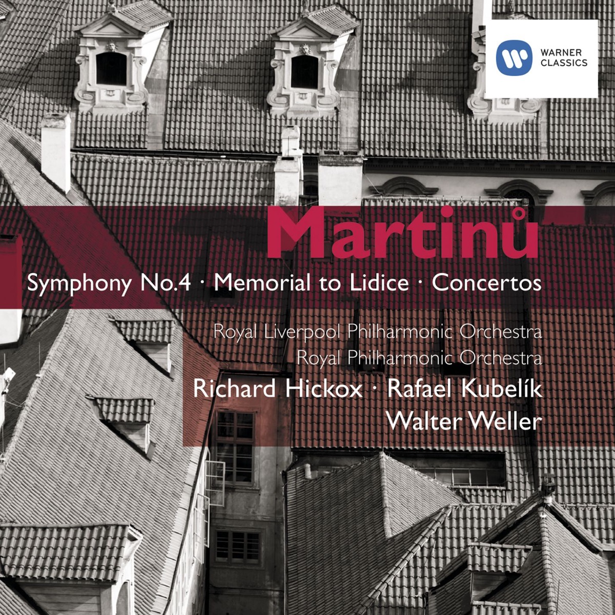 Martinů: Symphony No. 4 & Concertos by Rafael Kubelik & Walter Weller album cover