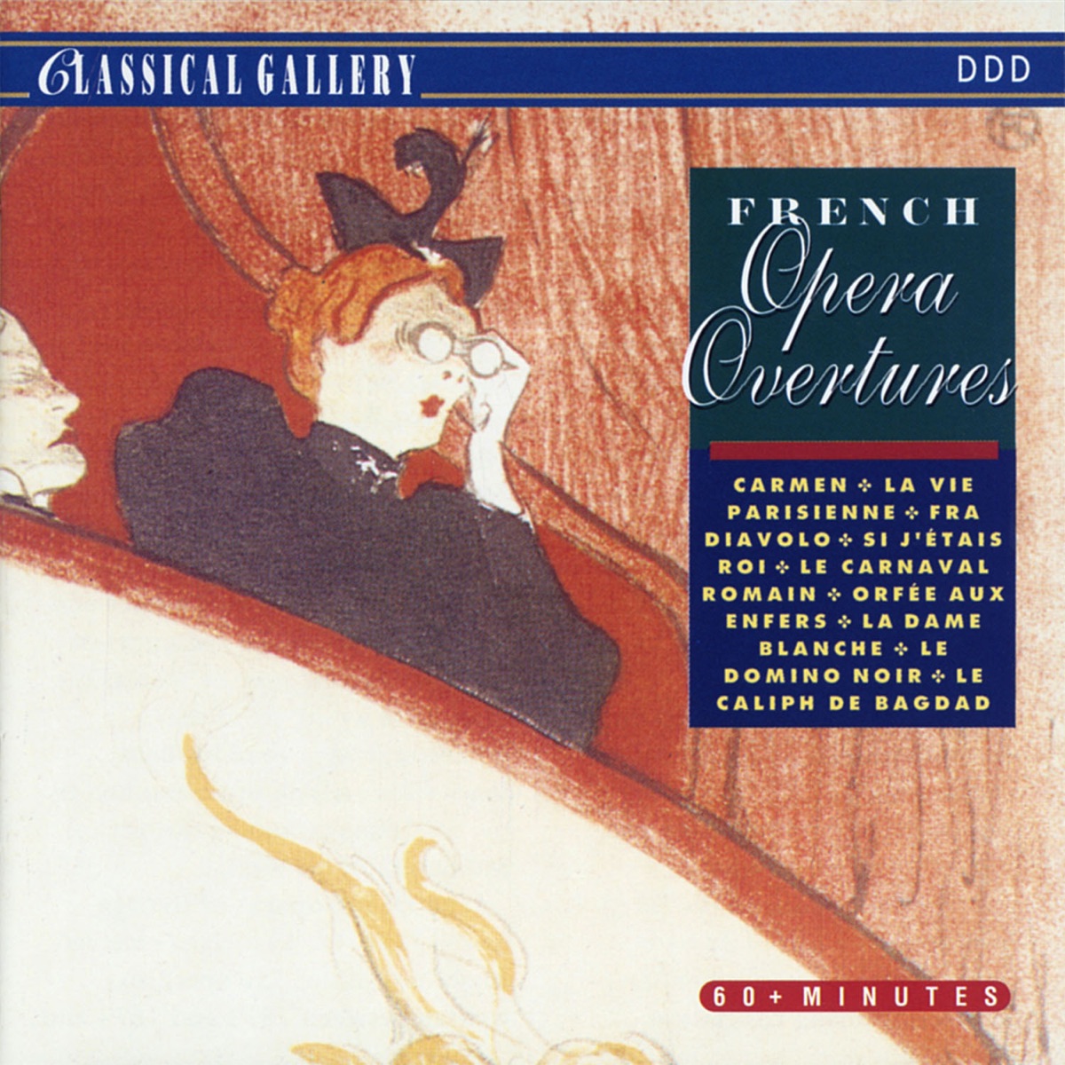 French Opera Overtures by Radio Symphony Orchestra Bratislava, London Festival Orchestra, Nürnberg Symphony Orchestra, Slovak Philharmonic Orchestra, Philharmonica Slavonica, Ondrej Lenárd, Alfred Scholz, Hanspeter Gmür & Ludovit Ratjer album cover