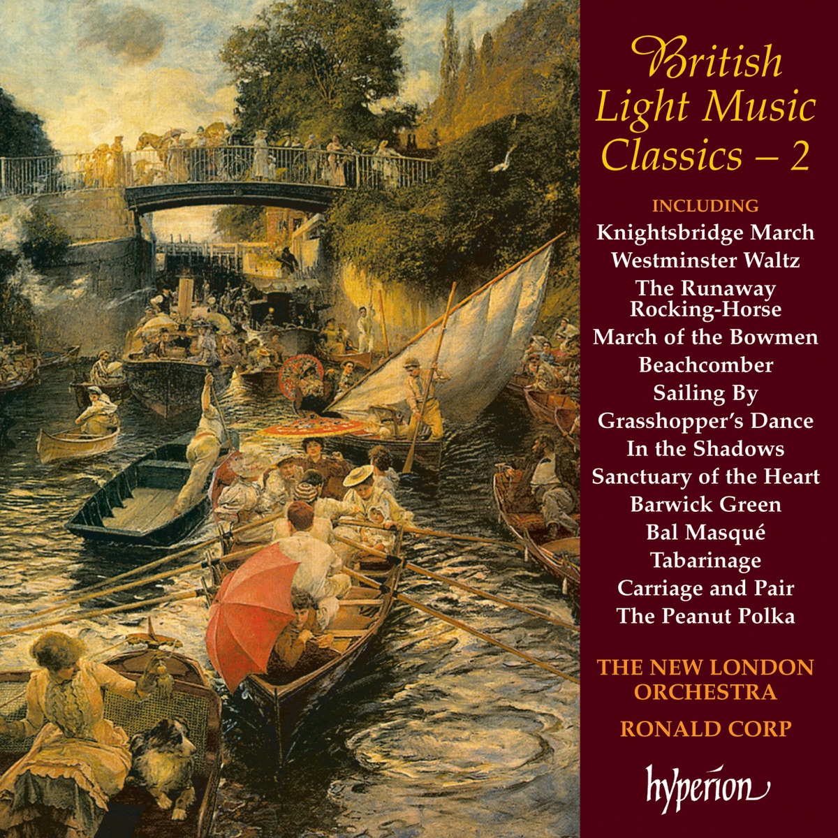 British Light Music Classics, Vol. 2 by New London Orchestra & Ronald Corp album cover