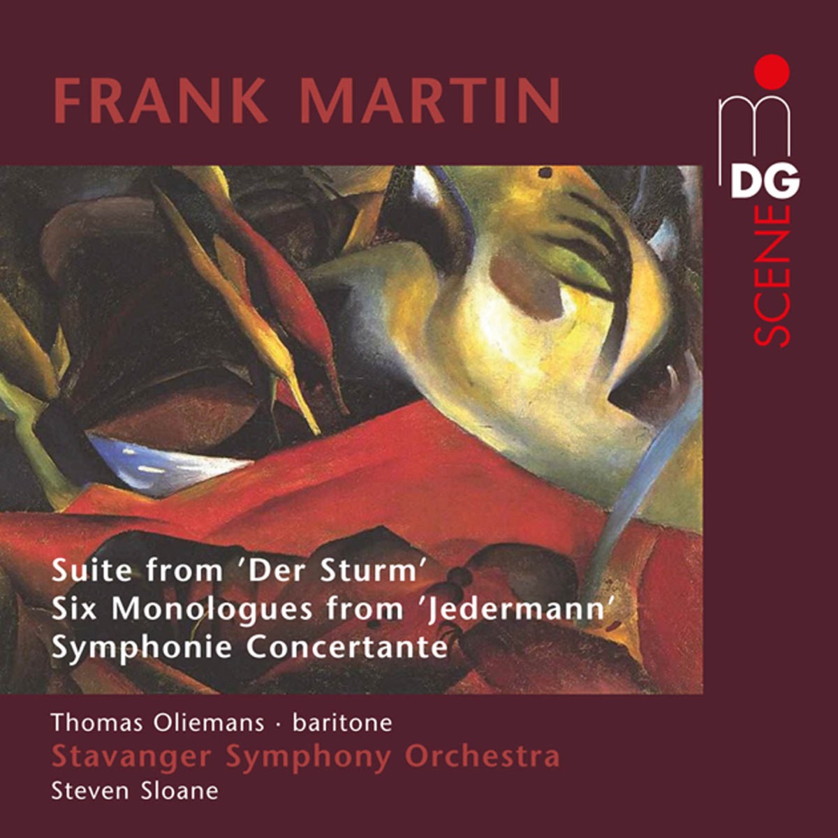 Martin: Monologues by Thomas Oliemans, Stavanger Symphony Orchestra & Steven Sloane album cover
