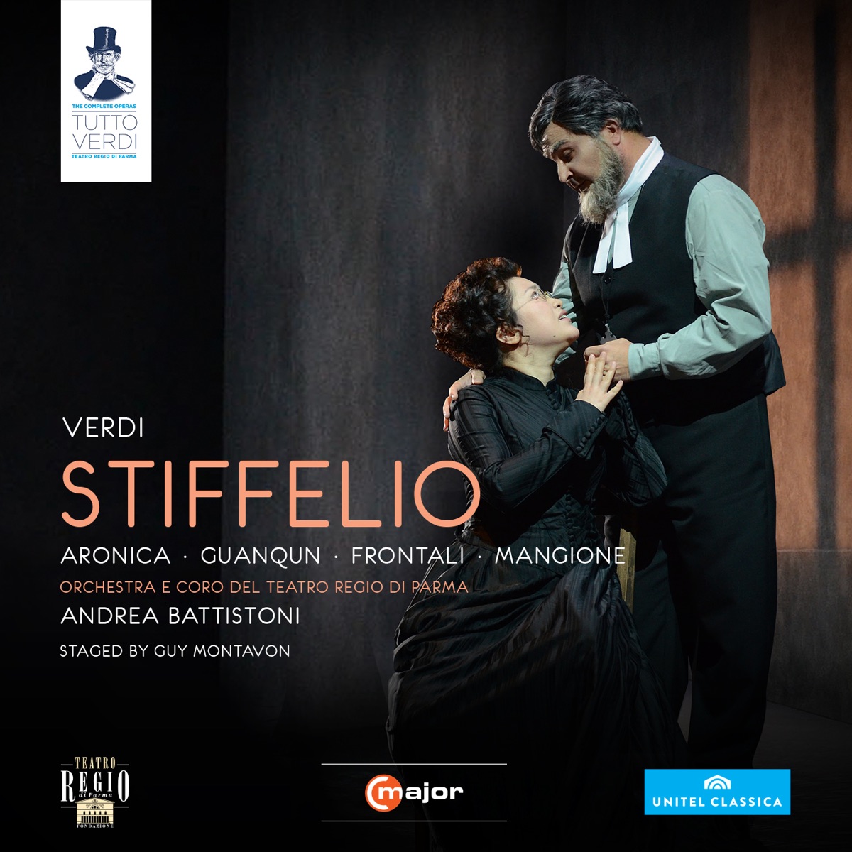 Verdi: Stiffelio by Roberto Aronica, Guanqun Yu, Roberto Frontali, Gabriele Mangione, Parma Teatro Regio Orchestra & Andrea Battistoni album cover
