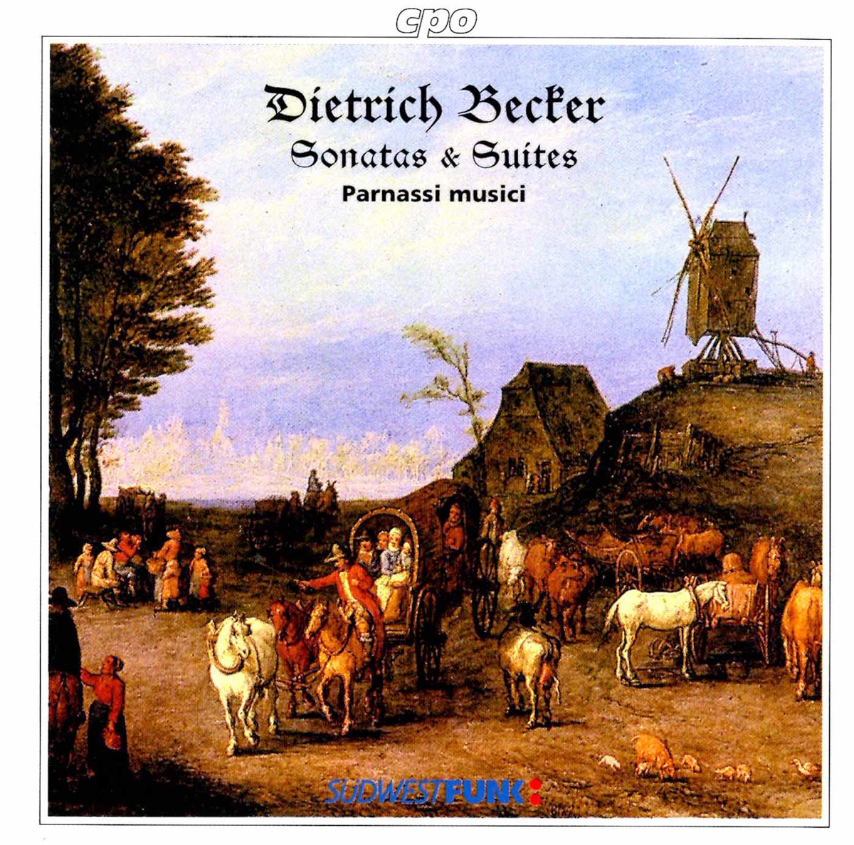 Becker: Sonatas & Suites by Parnassi Musici album cover