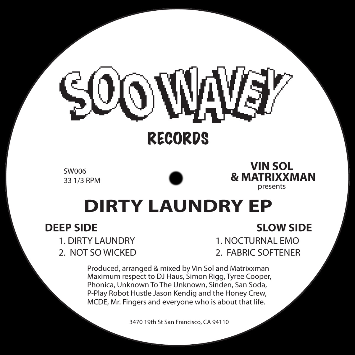 Dirty Laundry - EP by Vin Sol & Matrixxman album cover