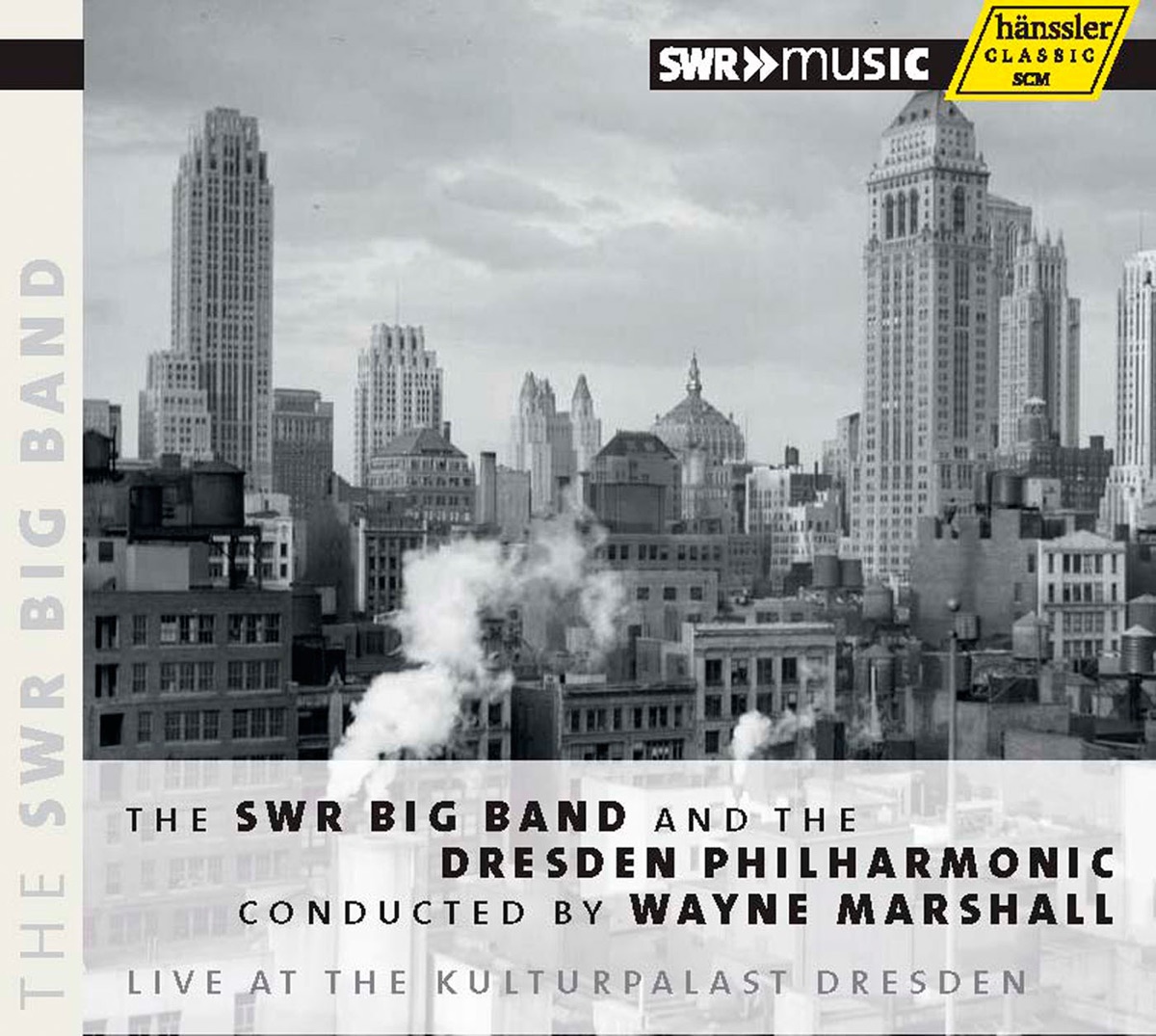 Live at the Kulturpalast Dresden by South West German Radio Big Band, Dresden Philharmonic, Wayne Marshall, Marc Godfroid, Axel Kühn, Klaus Wagenleiter, Pierre Paquette, Peter Ewert & Karl Farrent album cover