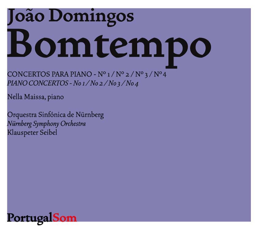 Audio CD (Piano Concertos nº1, 2, 3, 4) by João Domingos Bomtempo, Nella Maissa, Nurnberg Symphonic Orchestra & Klauspeter Seibel album cover