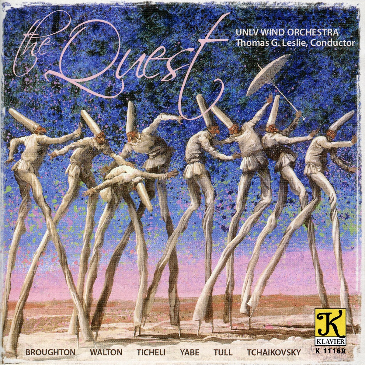 The Quest by Thomas Leslie, UNLV Wind Orchestra & Takayoshi Suzuki album cover
