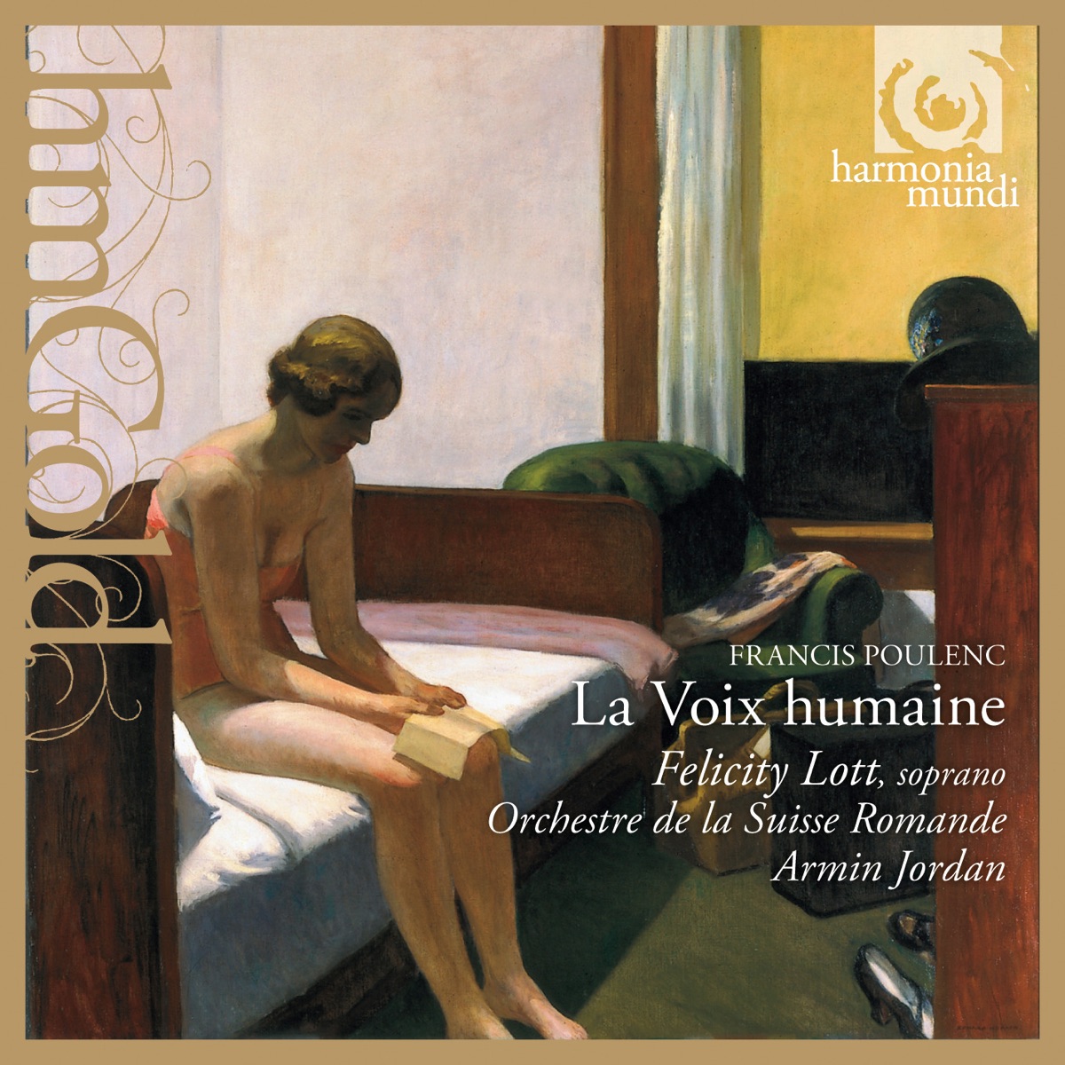 Francis Poulenc: La voix humaine by Dame Felicity Lott, Orchestre de la Suisse Romande & Armin Jordan album cover