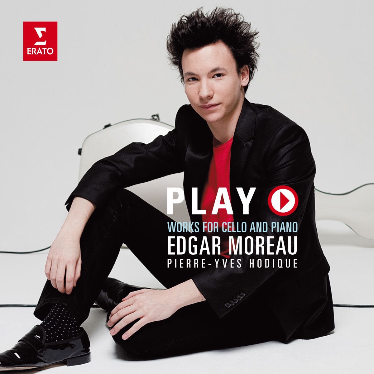 Play - Works for Cello and Piano by Edgar Moreau & Pierre-Yves Hodique album cover