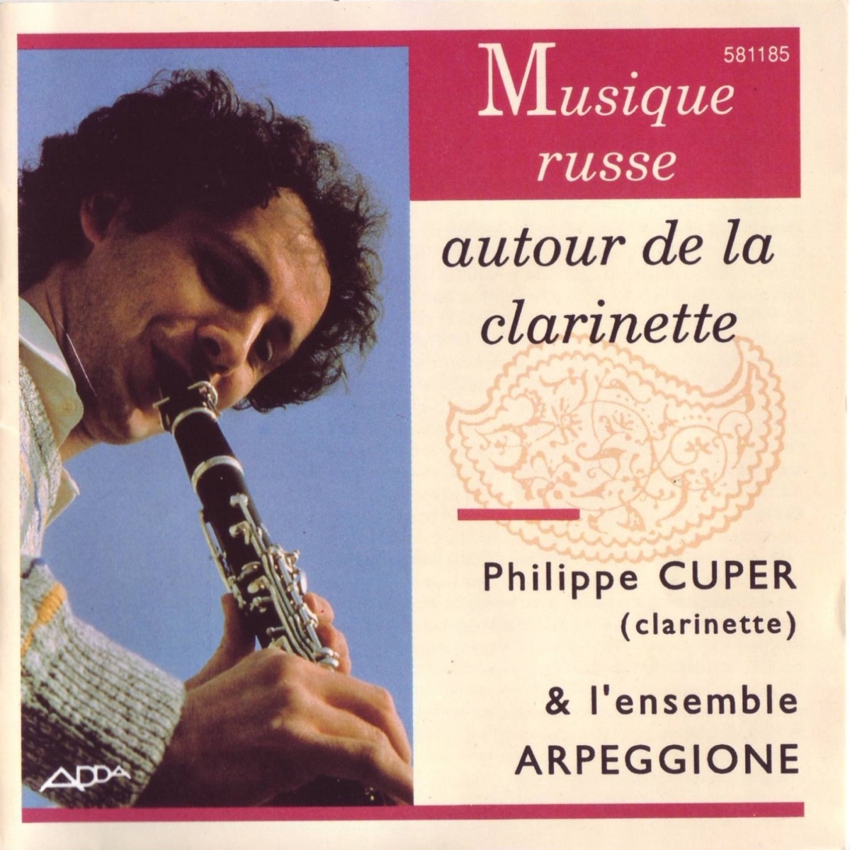 Musique russe autour de la clarinette (Russian Music for Clarinet) by Ensemble Arpegione & Philippe Cuper album cover