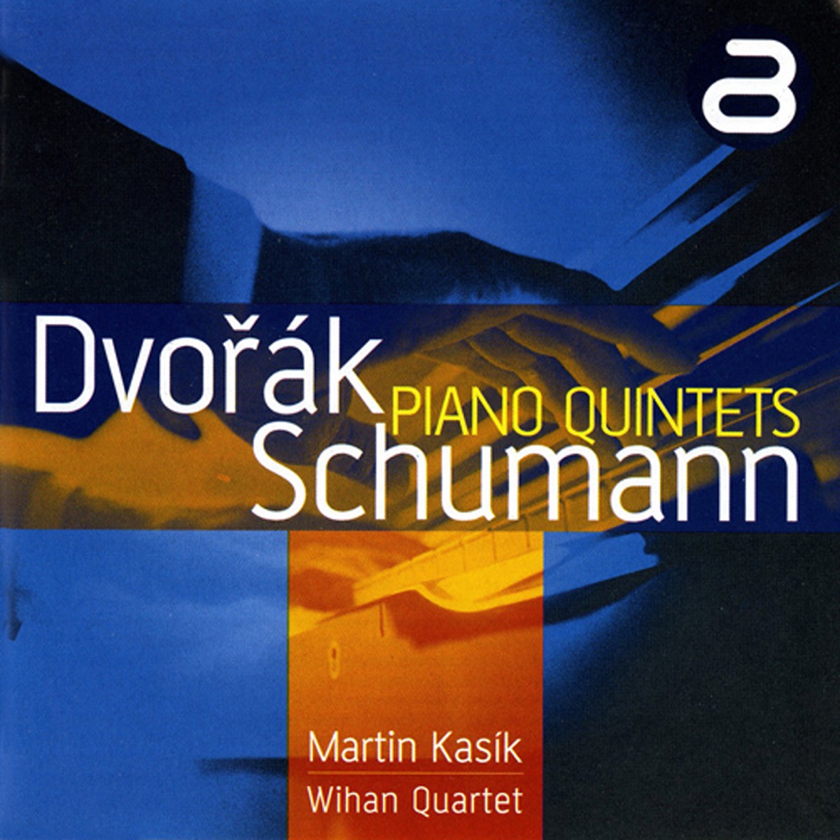 Dvořák & Schumann: Piano Quintets by Martin Kasik & Wihan Quartet album cover