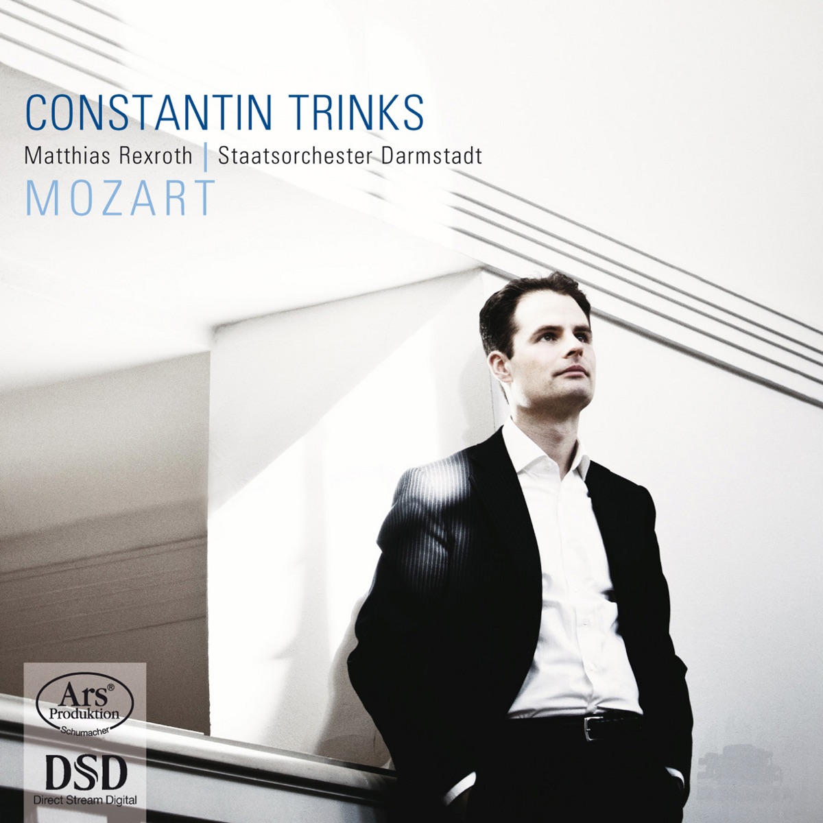 Mozart: Sinfonien and Arien by Darmstadt State Orchestra, Constantin Trinks & Matthias Rexroth album cover