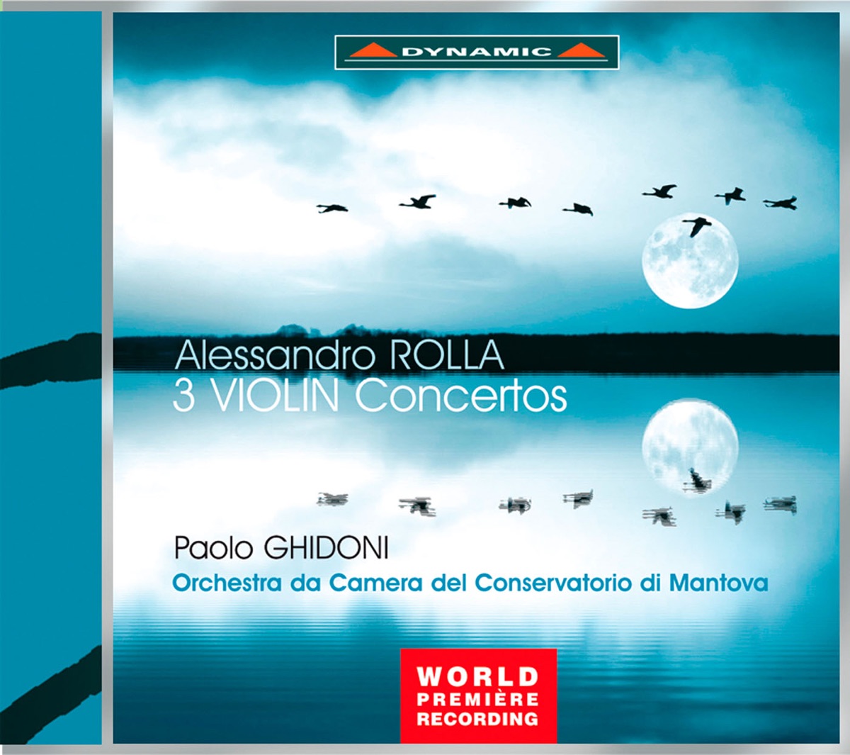 Rolla: 3 Violin Concertos by Paolo Ghidoni & Orchestra da Camera del Conservatorio di Mantova album cover