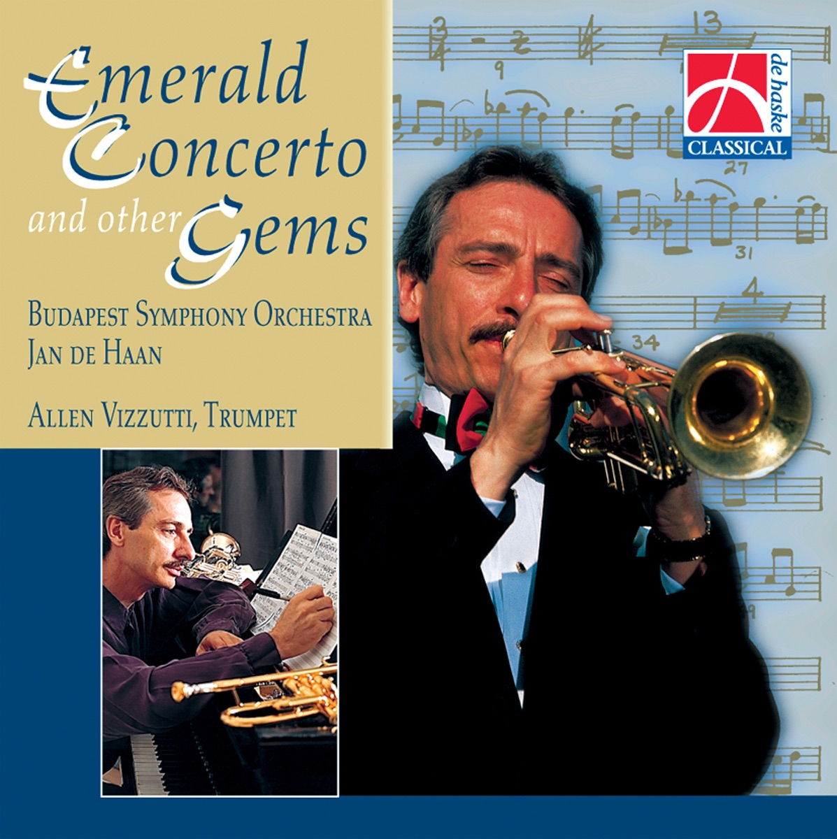 Emerald Concerto and other Gems by Budapest Symphony Orchestra & Jan de Haan album cover
