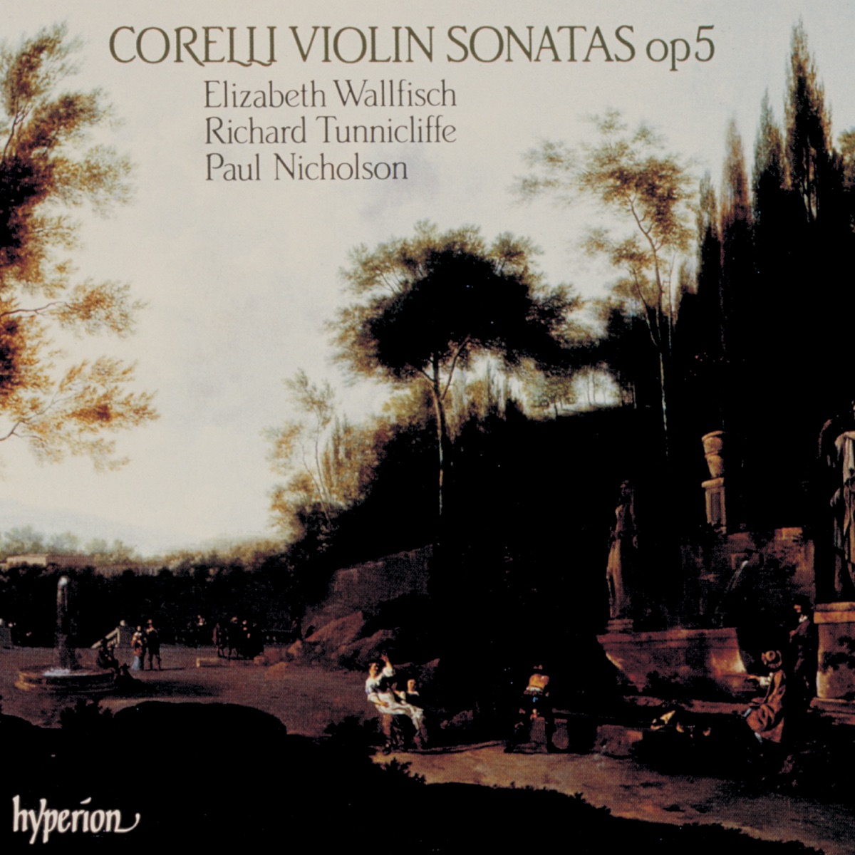 Corelli: Violin Sonatas, Op. 5 by Elizabeth Wallfisch, Richard Tunnicliffe & Paul Nicholson album cover