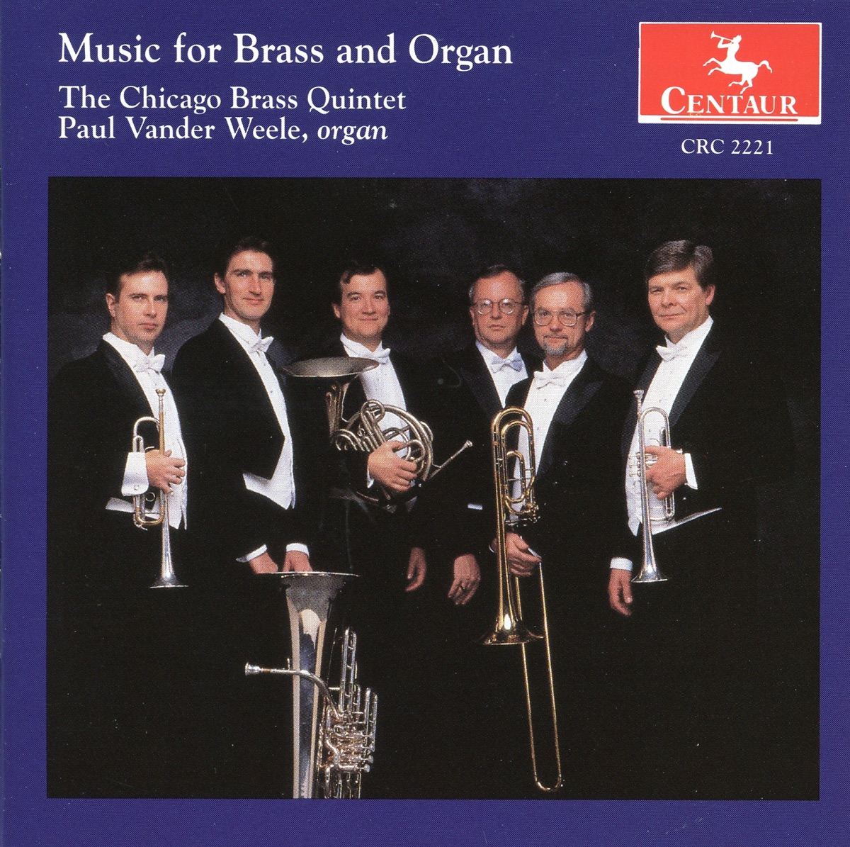 The Chicago Brass Quintet: Music for Brass and Organ by Paul Vander Weele & Chicago Brass Quintet album cover