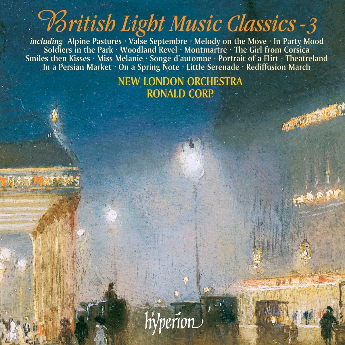British Light Music Classics, Vol. 3 by New London Orchestra & Ronald Corp album cover
