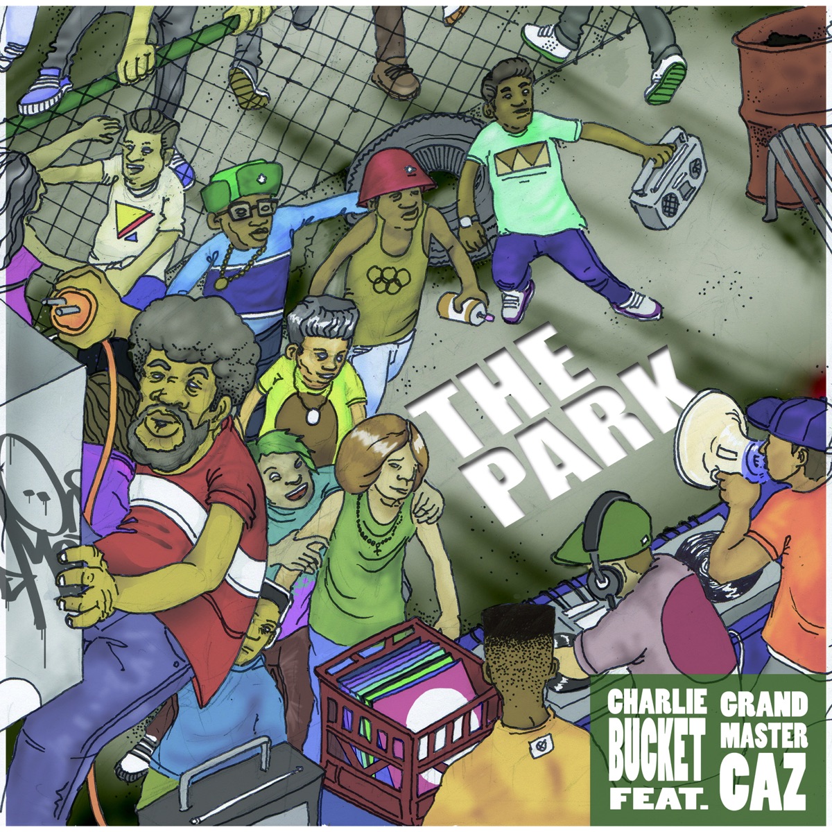 The Park (feat. Grandmaster Caz) - Single by Charlie Bucket album cover