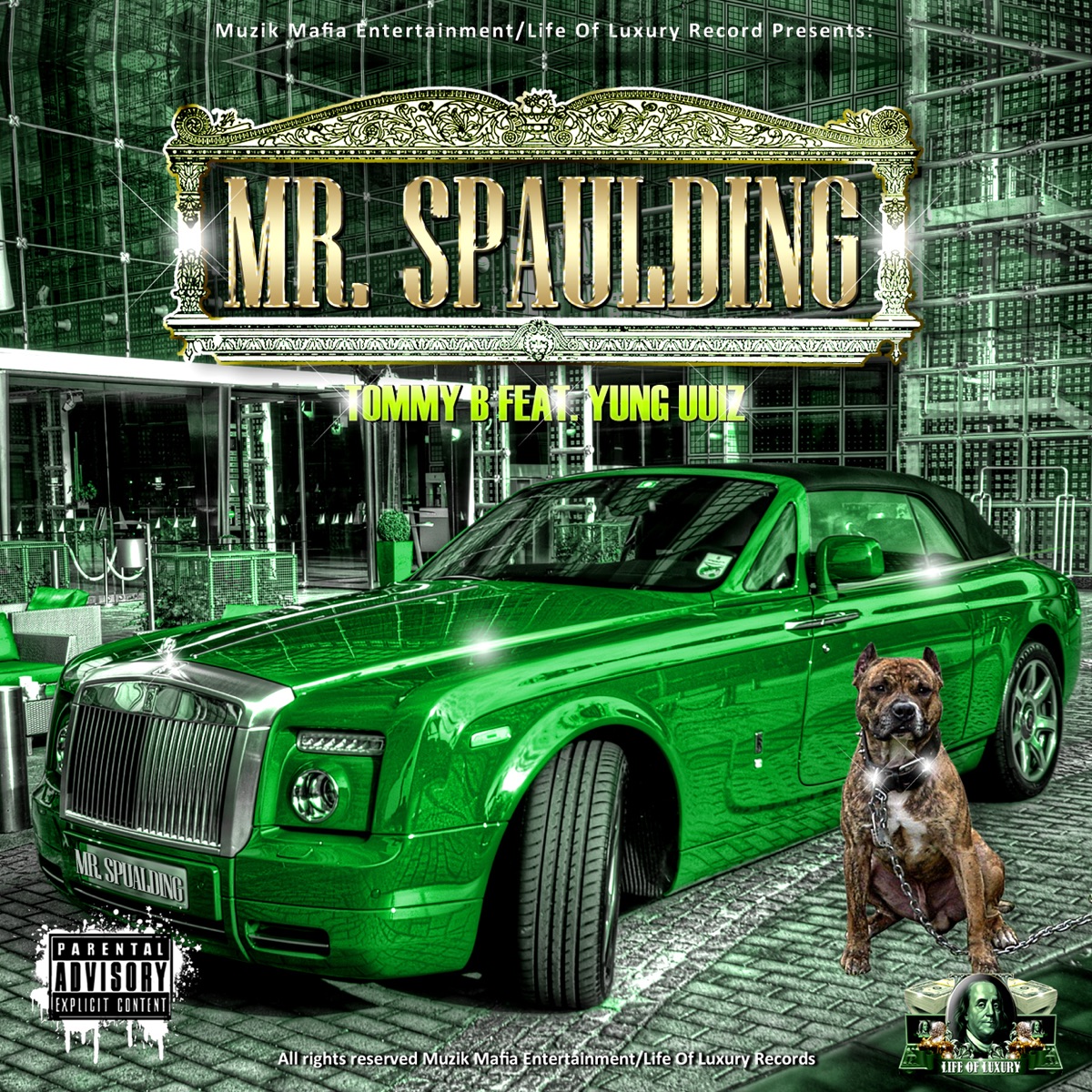 Mr. Spaulding (feat. Yung Uuiz) - Single by Tommy B album cover
