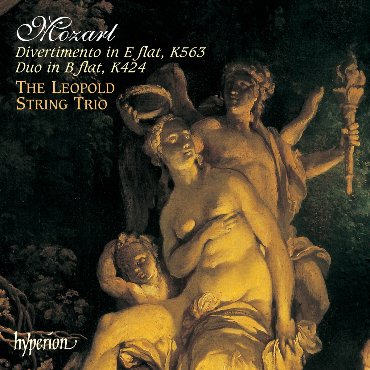 Mozart: Divertimento & Duo by Leopold String Trio album cover