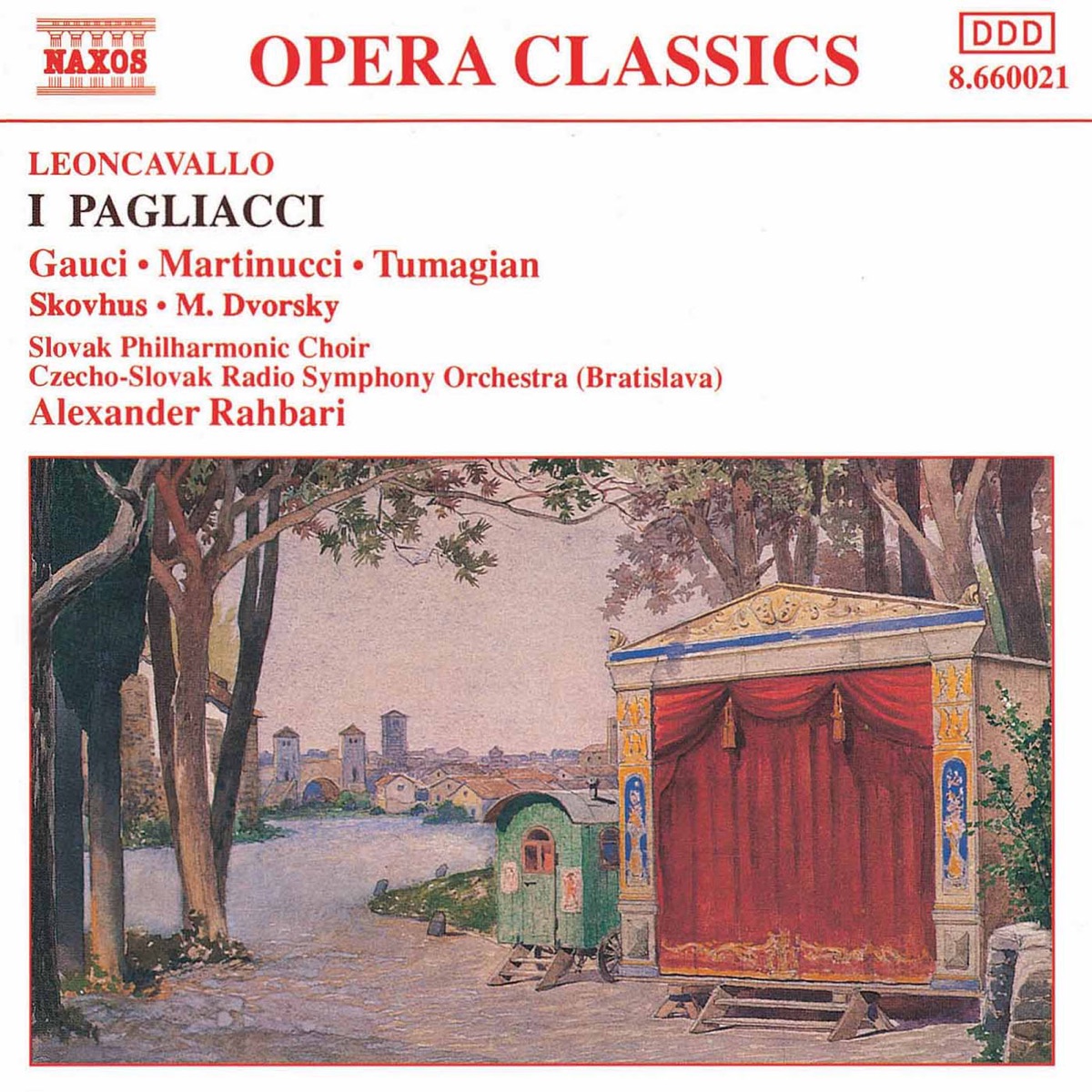 Leoncavallo: Pagliacci by Slovak Philharmonic Chorus, Alexander Rahbari, Nicola Martinucci, Eduard Tumagian, Miriam Gauci, Slovak Radio Symphony Orchestra & Miroslav Dvorsky album cover