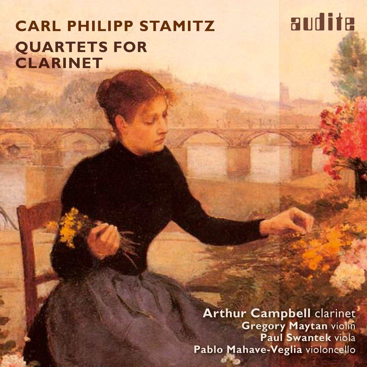Carl Philipp Stamitz: Quartets for Clarinet (Clarinet Quartet, Op. 19 No. 3, Clarinet Quartet, Op. 19 No. 2, Clarinet Quartet, Op. 19 No. 1 & Clarinet Quartet, Op. 8 No. 4) by Arthur Campbell, Gregory Maytan, Paul Swantek & Pablo Mahave-Veglia album cover