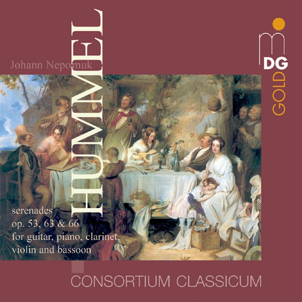 Hummel: Serenades, Op. 53, 63 & 66 by Consortium Classicum album cover