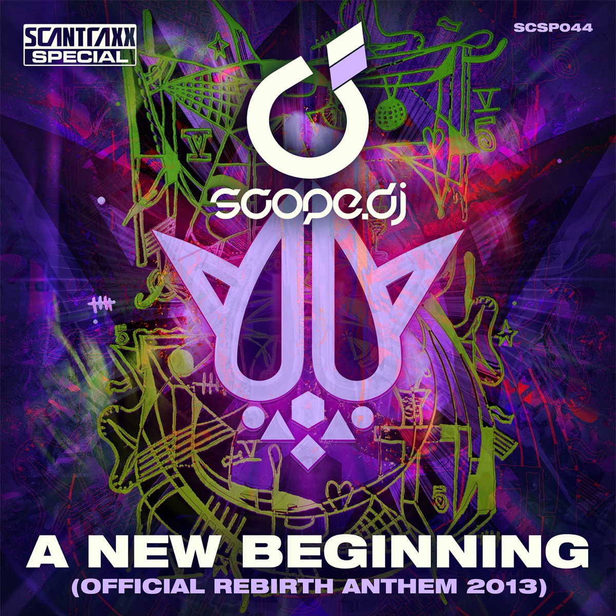 A New Beginning (Official Rebirth Anthem 2013) - Single by Scope DJ album cover