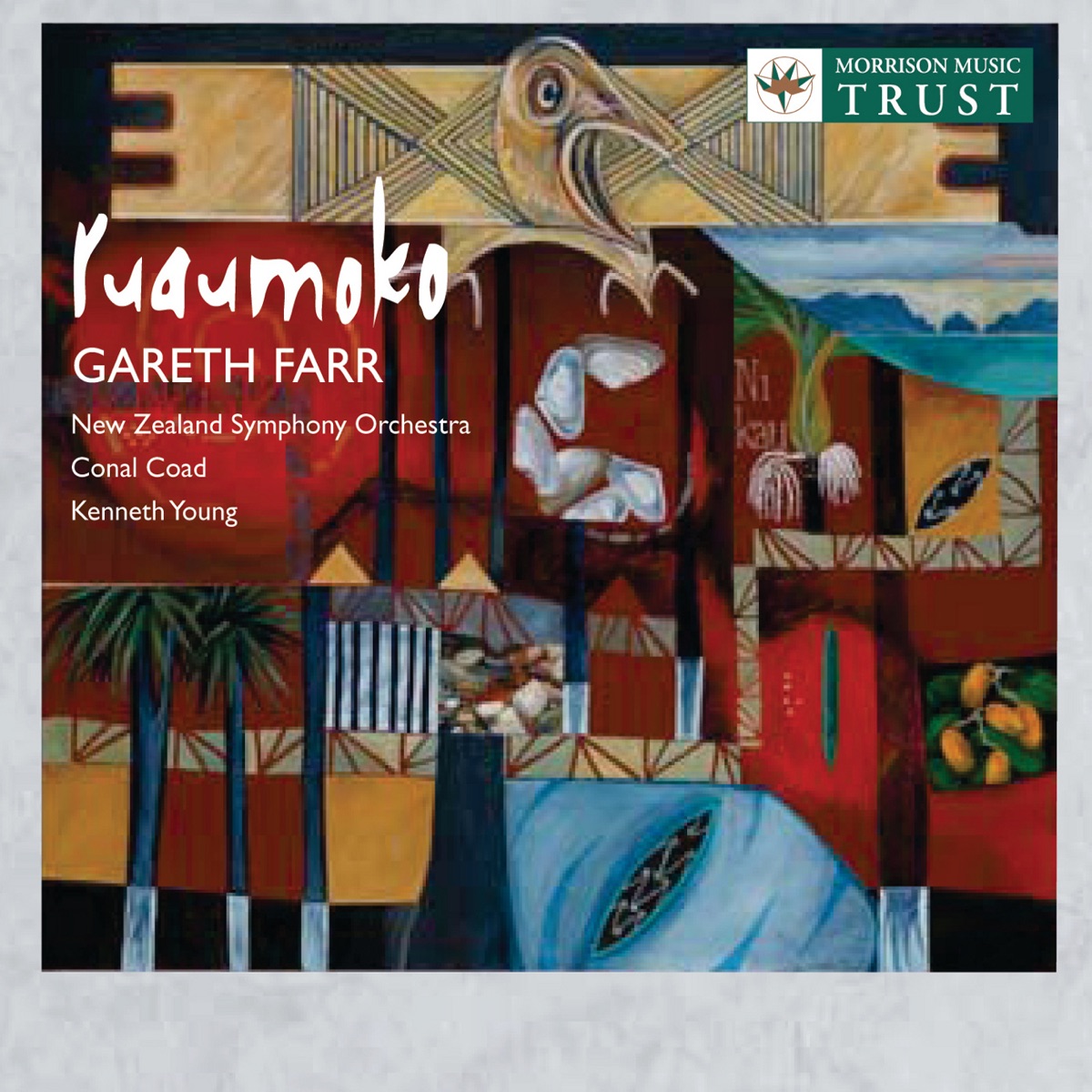 Farr, G.: Ruaumoko - Orakau - Rangitoto - Te Papa - Beowulf by New Zealand Symphony Orchestra, Kenneth Young, Conal Coad, Mere Takorahi Boynton, Deborah Wai Kapohe & Richard Greager album cover