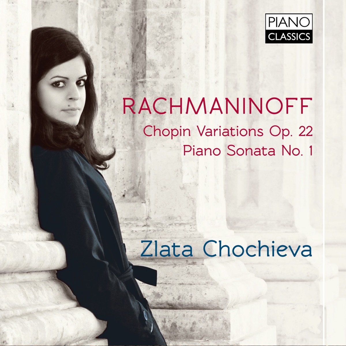 Sergei Rachmaninoff: Chopin Variations Op. 22, Piano Sonata No. 1: Zlata Chochieva by Zlata Chochieva album cover