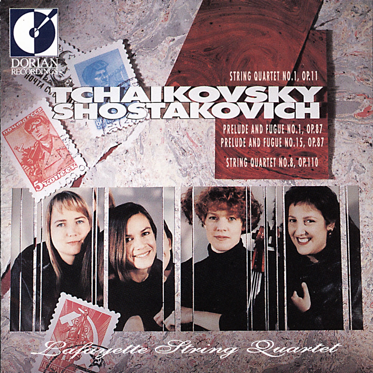Tchaikovsky, P.I.: String Quartet No. 1 - Shostakovich, D.: String Quartet No. 8 by Lafayette String Quartet album cover