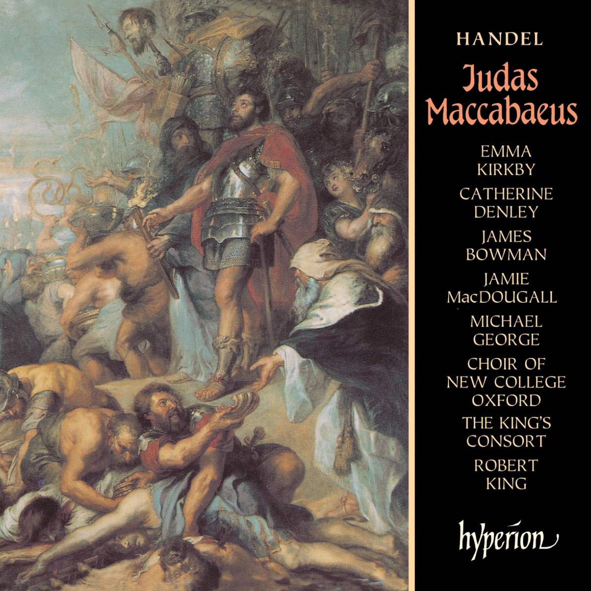 Handel: Judas Maccabaeus by The King's Consort & Robert King album cover