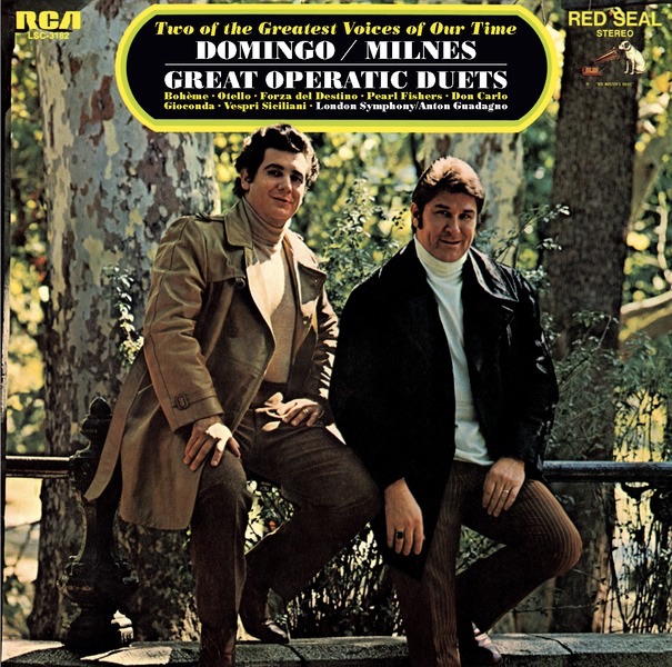 Plácido Domingo & Sherrill Milnes: Great Opera Duets by Plácido Domingo, Sherrill Milnes, Anton Guadagno & London Symphony Orchestra album cover
